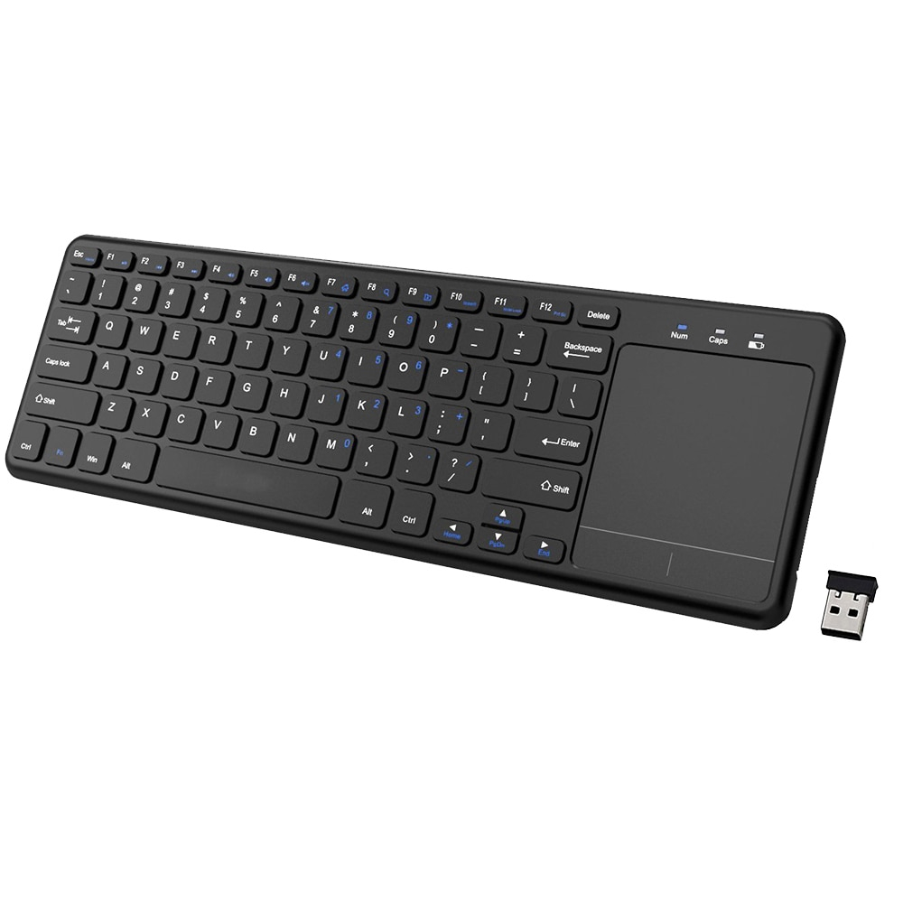 Wireless Keyboard USB Touch Pad