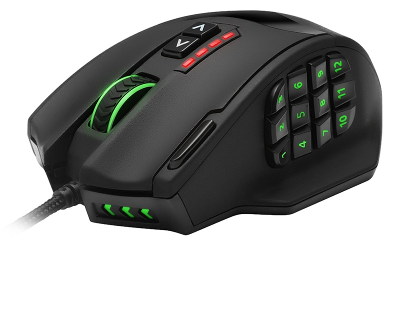 19 Buttons Gaming Mice USB Design