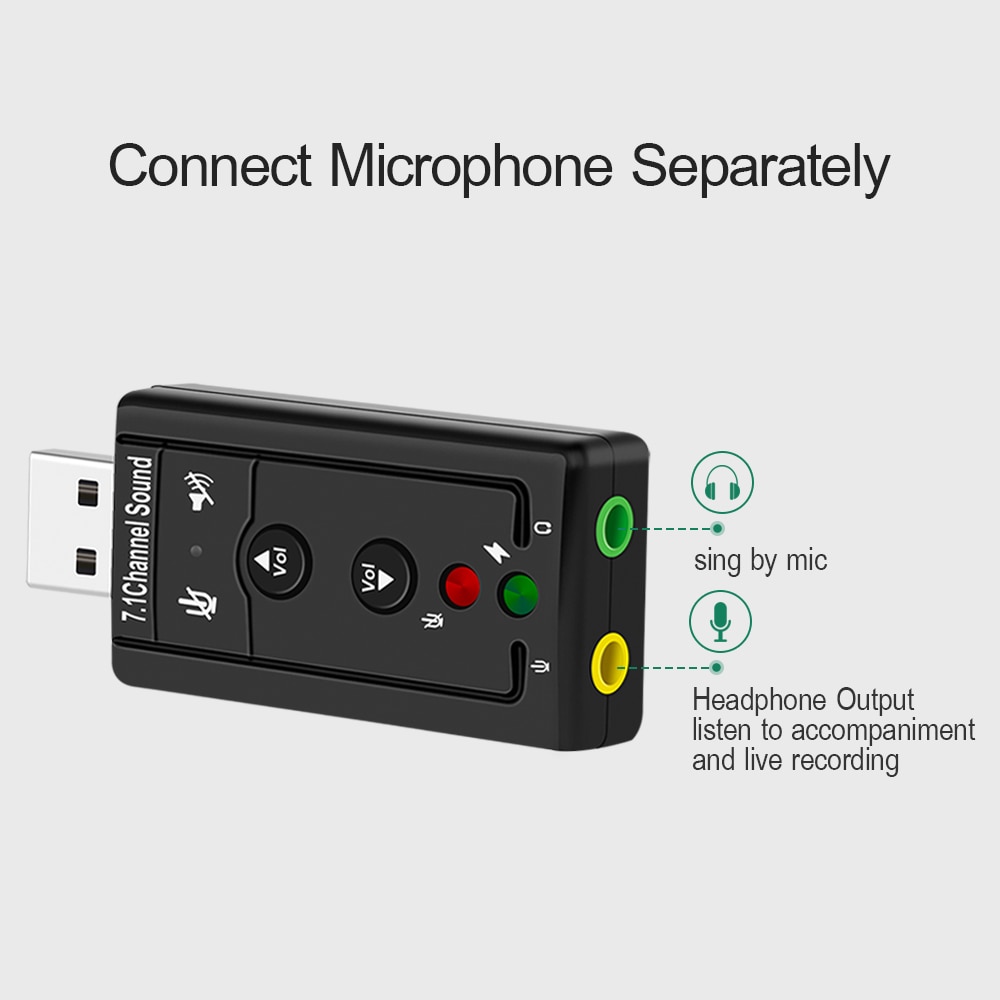 Sound Card USB Adapter