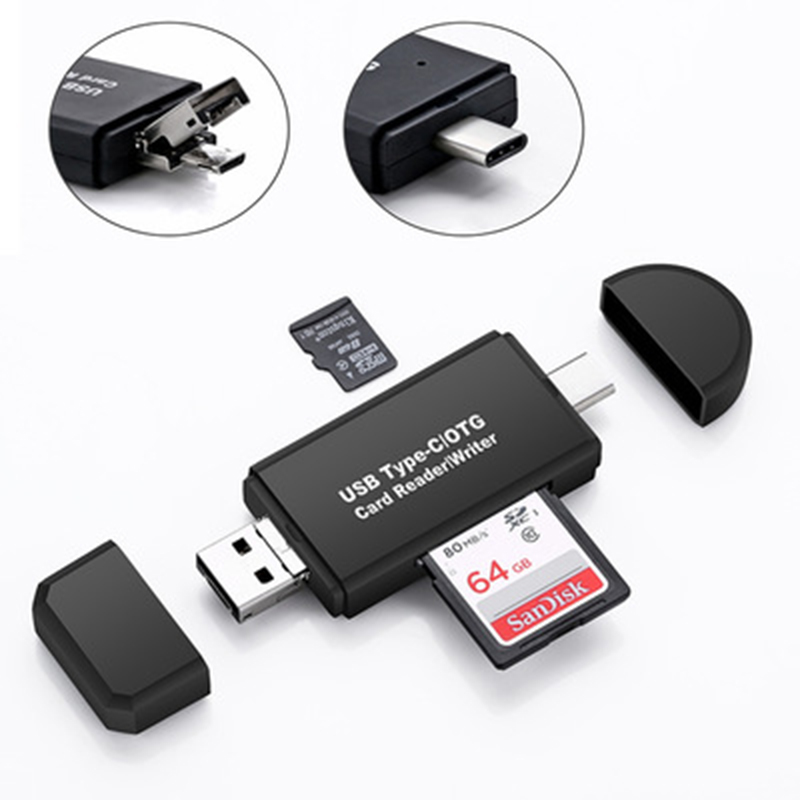 3 in 1 USB Type C Connector