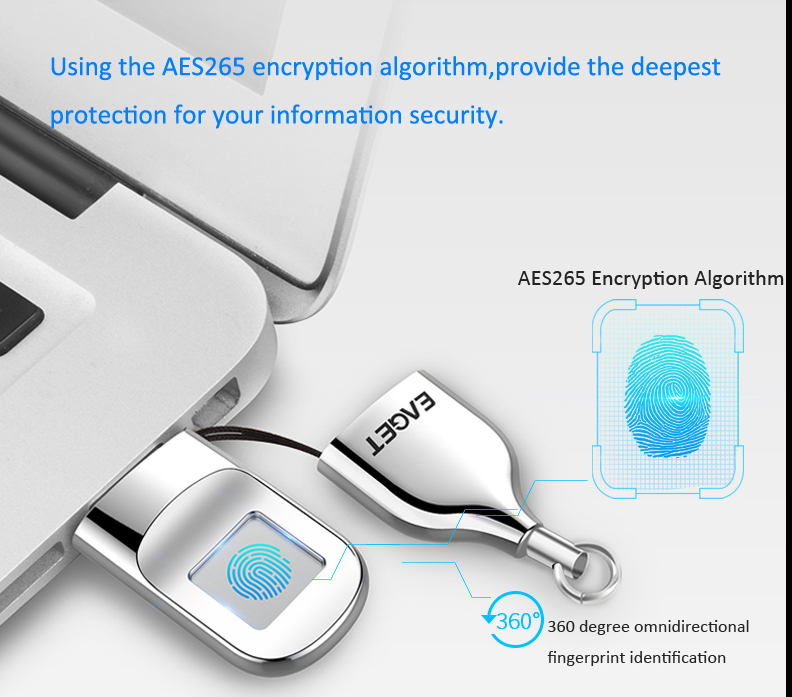 Flash Drive Fingerprint Lock