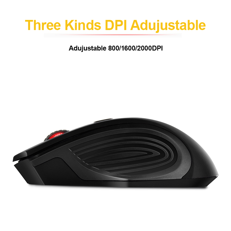 Wireless Mouse Adjustable DPI