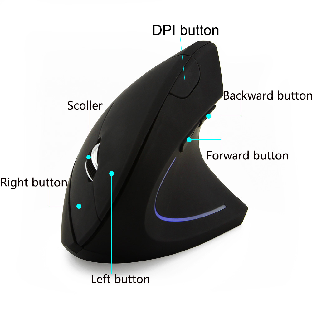 Ergonomic Wireless Vertical Mouse