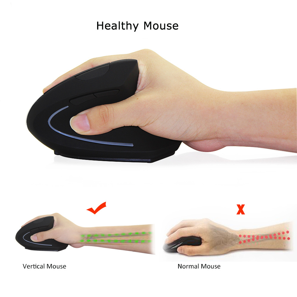 Ergonomic Wireless Vertical Mouse