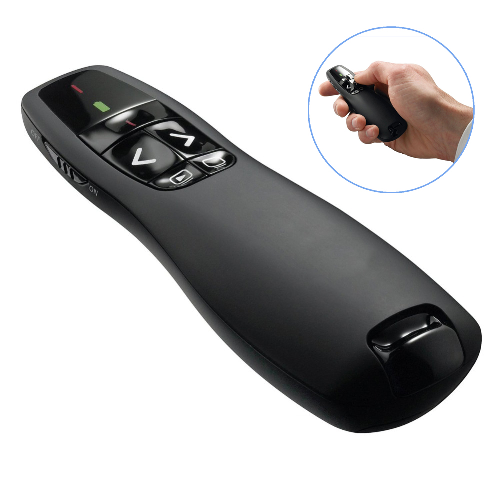 Wireless Presenter Powerpoint Clicker Laser Pointer