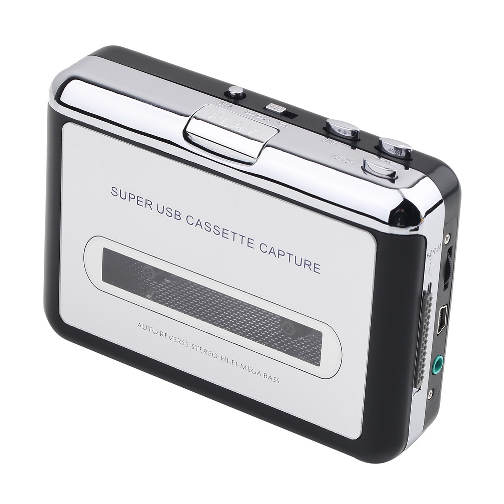 3-in-1 Portable USB Cassette Player / Recorder / Converter