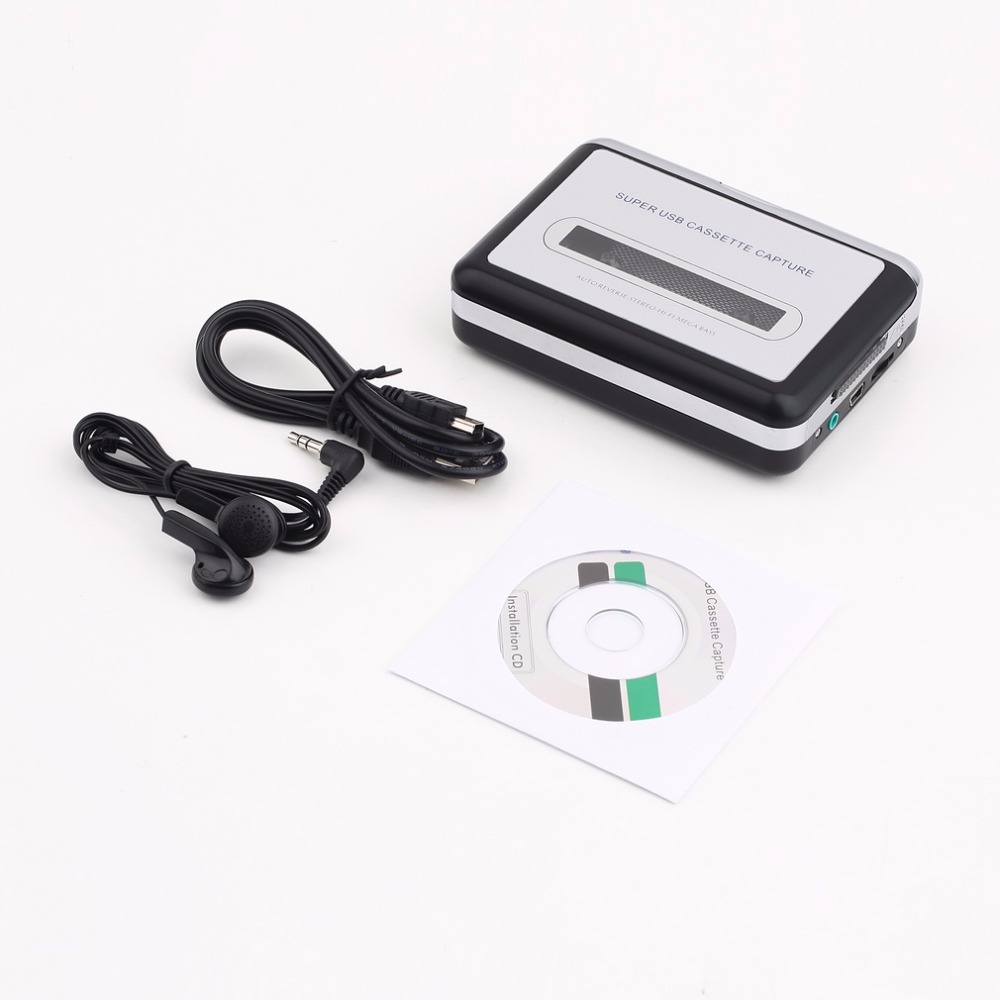 3-in-1 Portable USB Cassette Player / Recorder / Converter