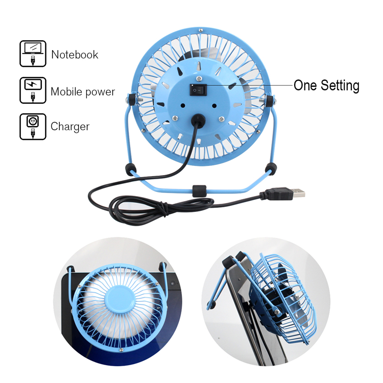 Ultra-Quiet Portable Mini USB Fan