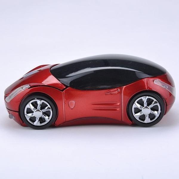 Wireless Mouse With Battery Low LED Indicator-Car Design