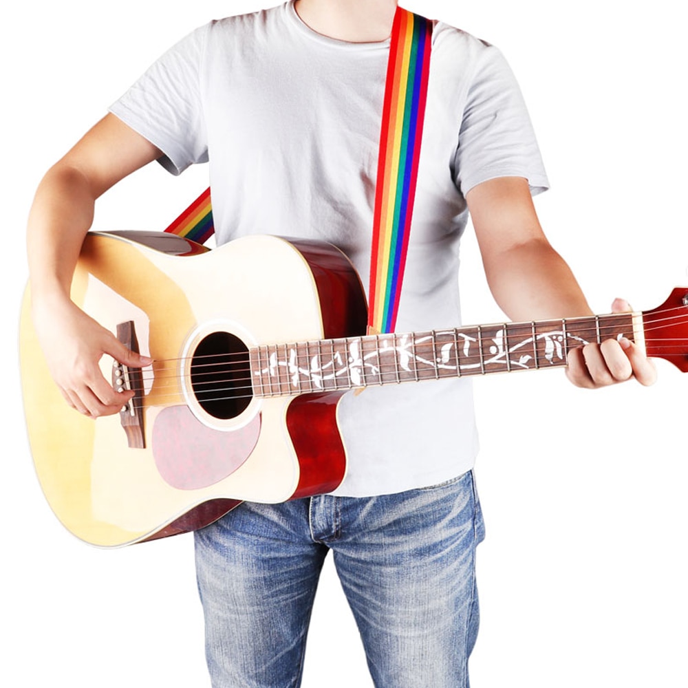 Acoustic Guitar Strap Multicolor Belt