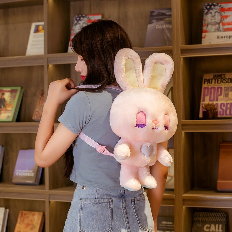 Stuffed Bunny Plush Backpack