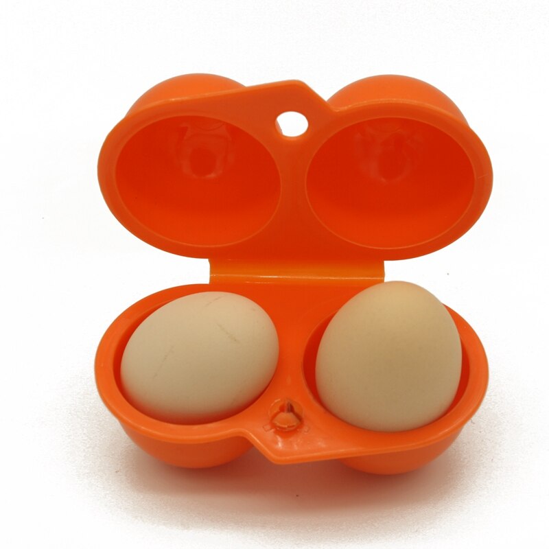 Camping Egg Container Two Slot Box