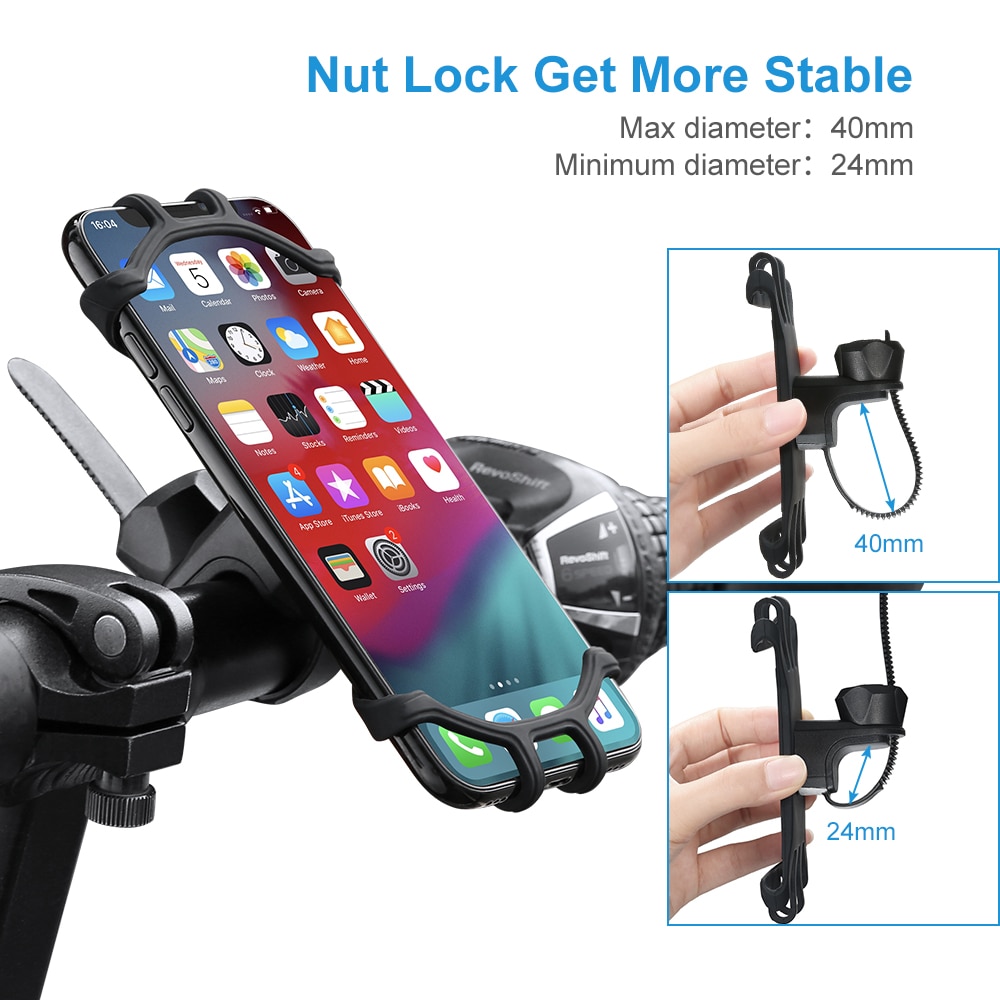 Universal Bicycle Phone Holder Handlebar Mount