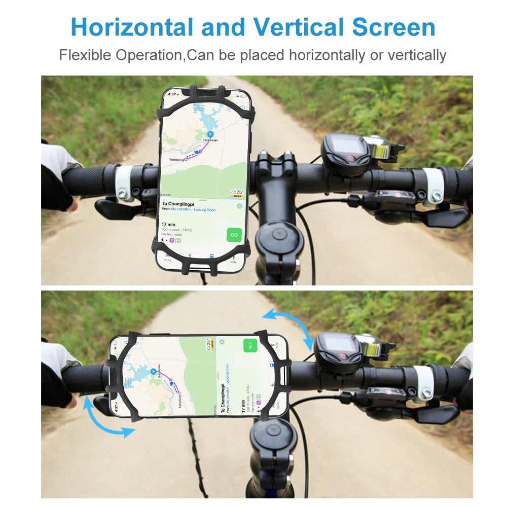 Universal Bicycle Phone Holder Handlebar Mount