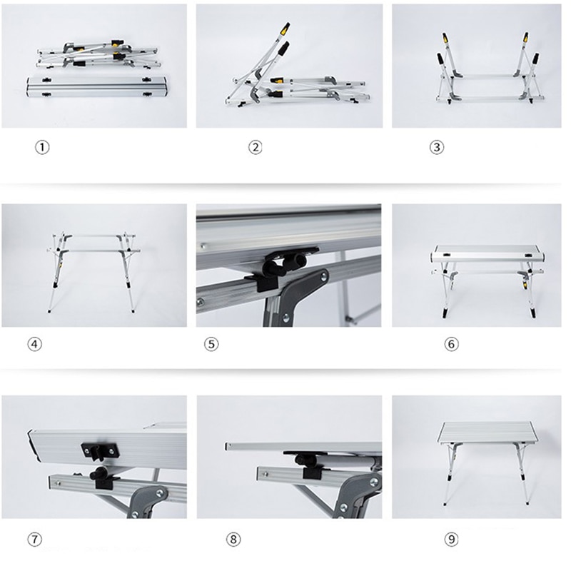 Outdoor Folding Table Portable Picnic Table