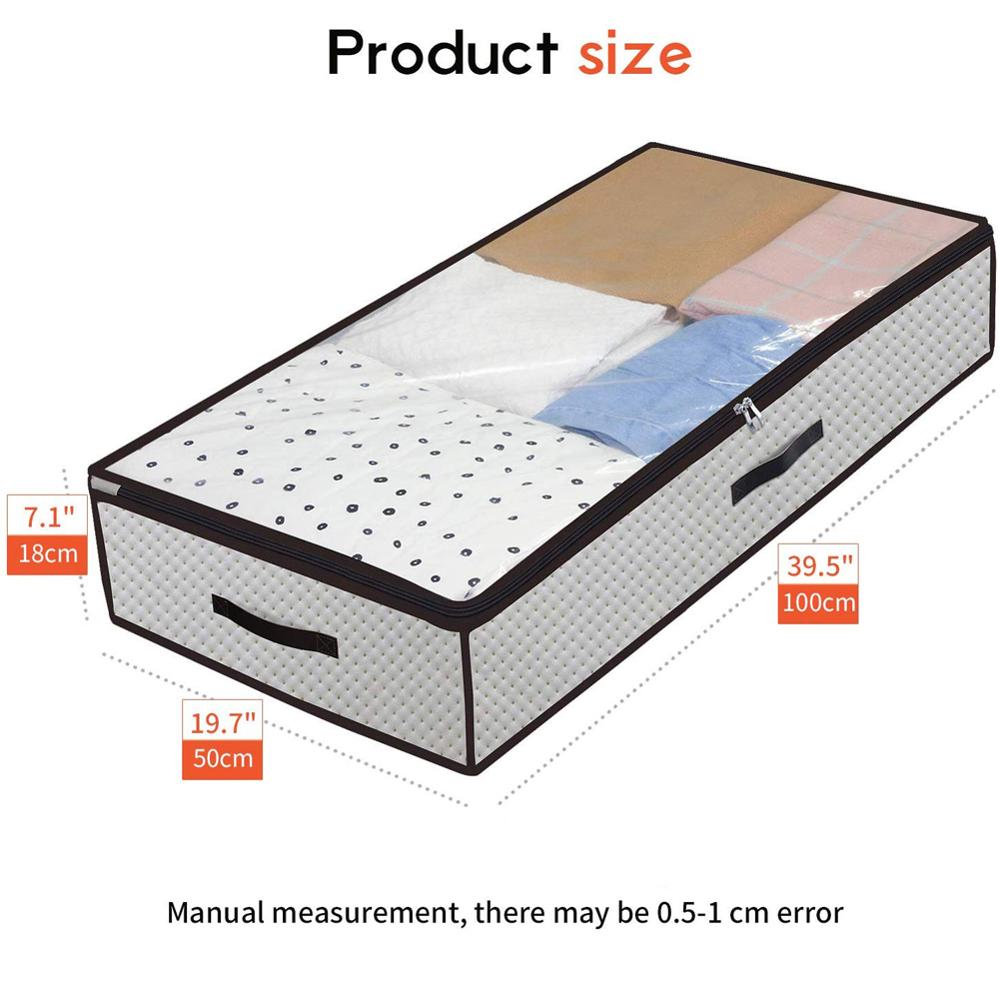 Under Bed Organizer Zipper Storage Bag (2 pcs)