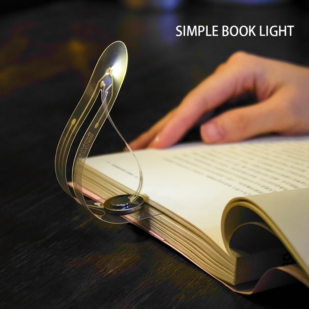 Bookmark Light Foldable Clip-On Light