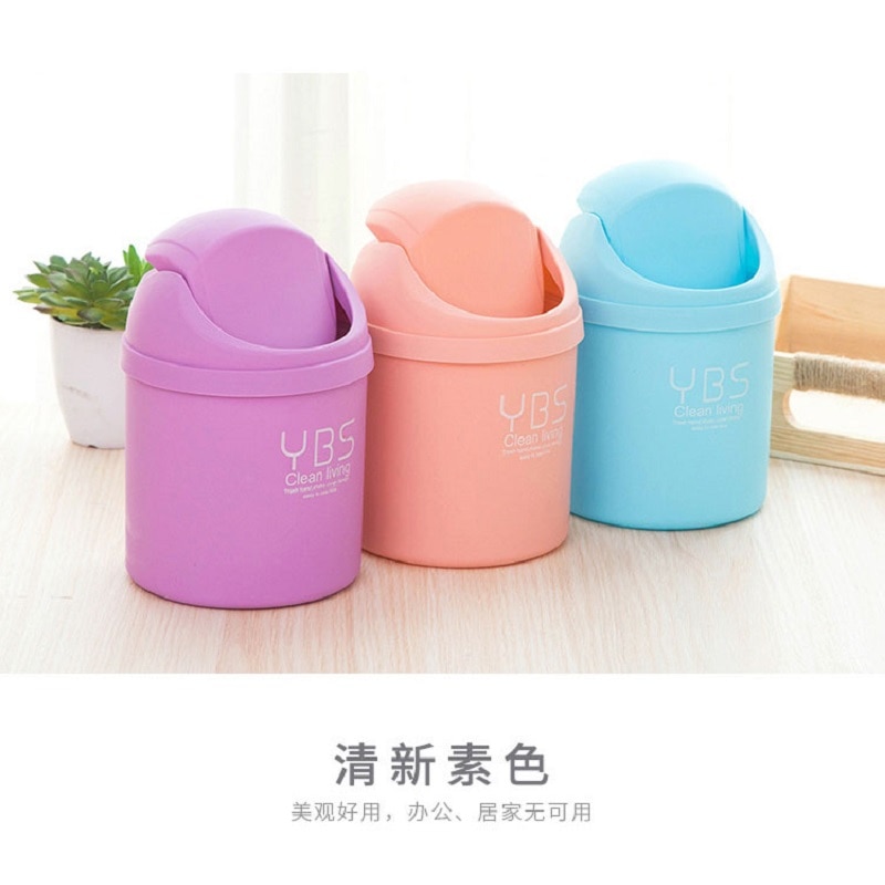 Desk Trash Can Mini Waste Bin