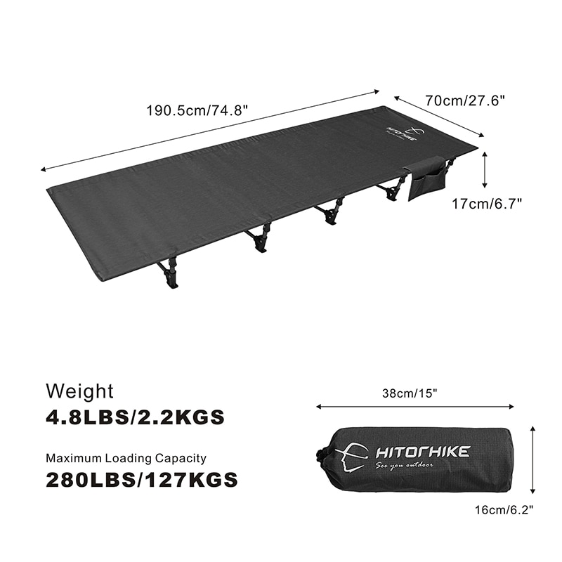 Outdoor Folding Cot Bed