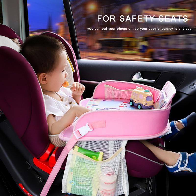 Car Seat Travel Tray Kids Portable Tray