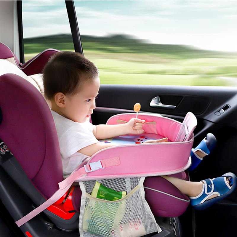 Car Seat Travel Tray Kids Portable Tray