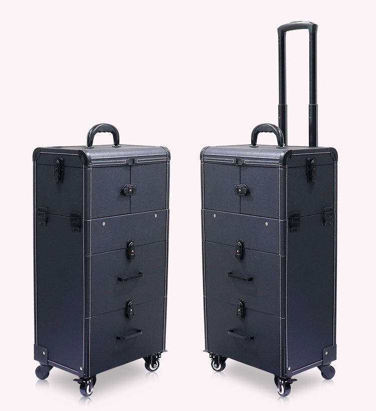 Trolley Makeup Case Multi-Layer Storage