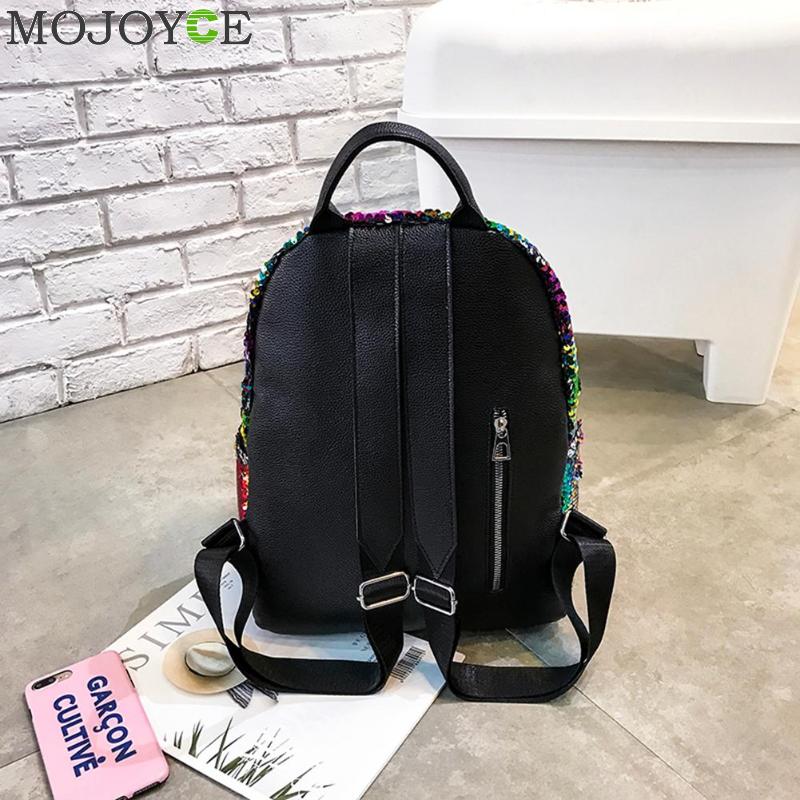 Girls Sequin Backpack Fashionable Bag