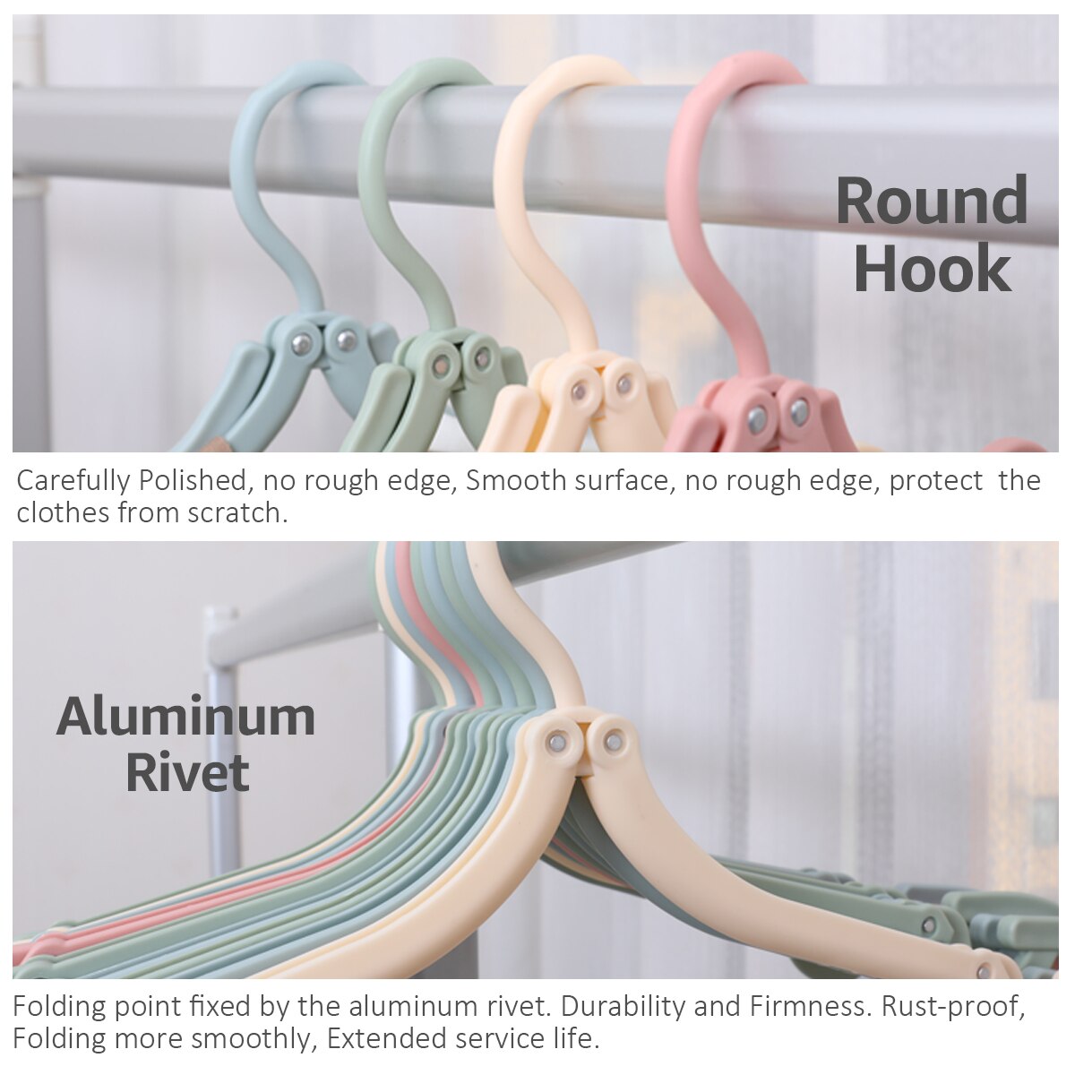 Folding Hangers Portable Clothes Hangers