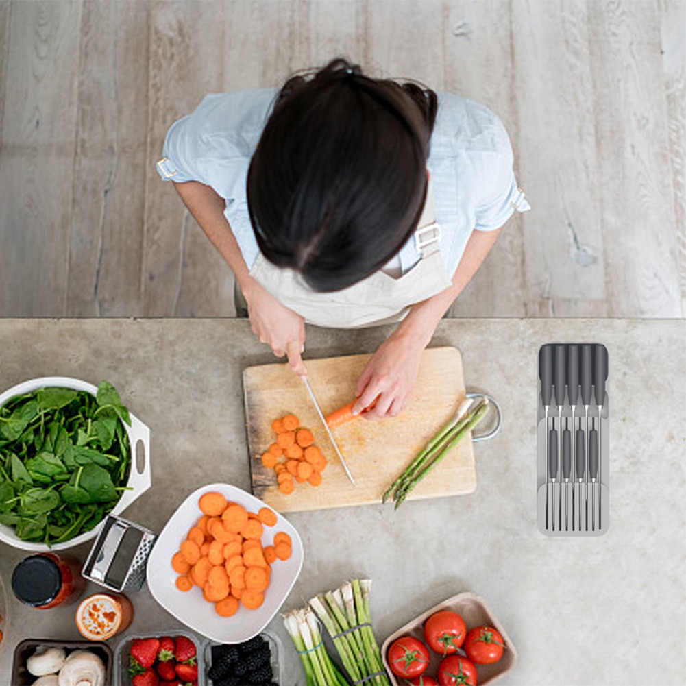 In Drawer Knife Block Holder