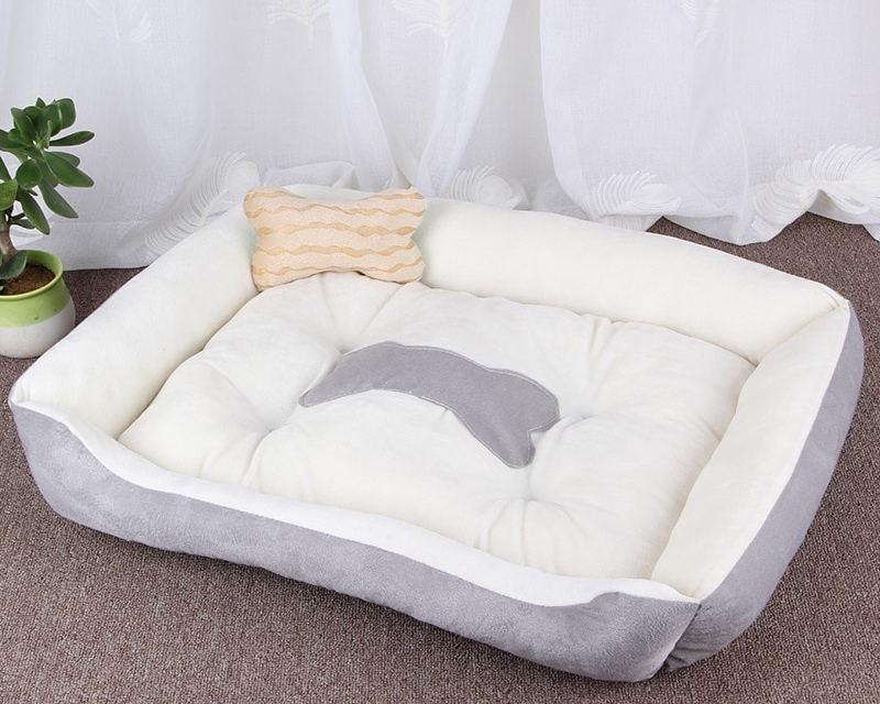 Washable Dog Bed Non-Slip Cushion