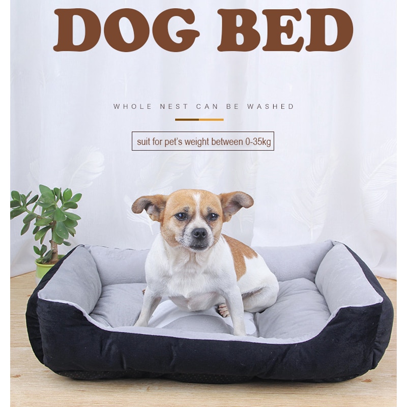 Washable Dog Bed Non-Slip Cushion