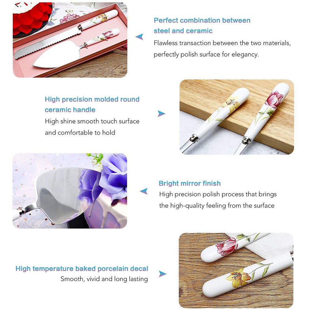 Cake Knife Set Kitchen Tool (2Pcs)