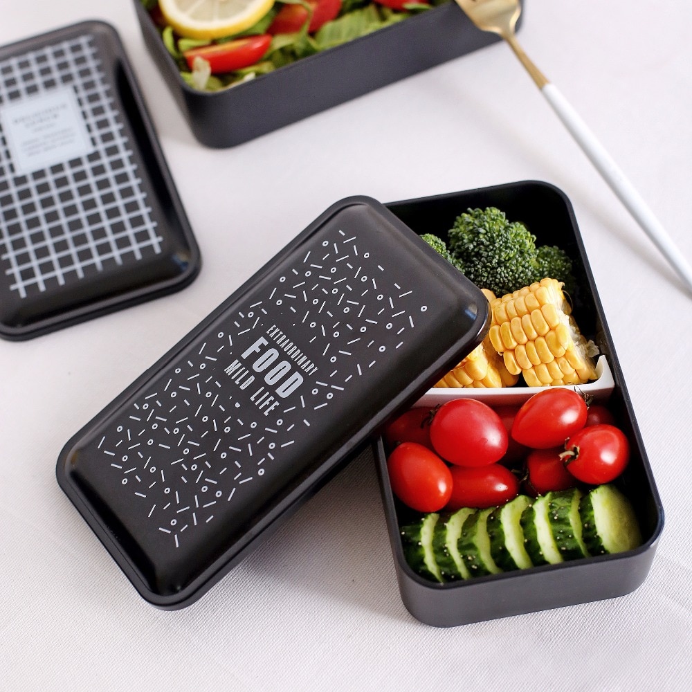 Microwavable Lunch Box 2-Layer Container