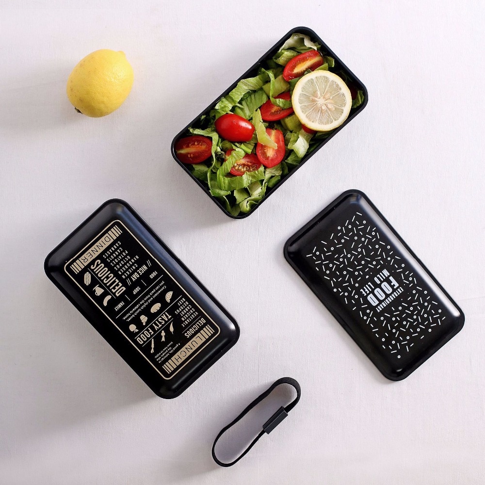 Microwavable Lunch Box 2-Layer Container