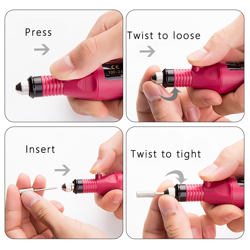 Electric Nail Drill DIY Nail Art Tool