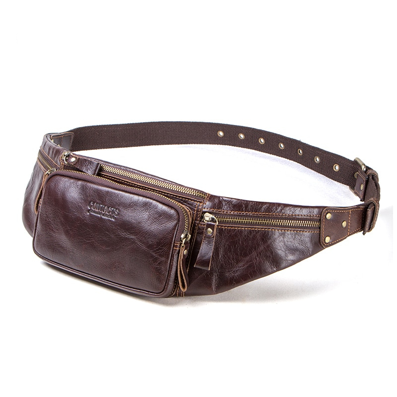 Leather Belt Bag For Men