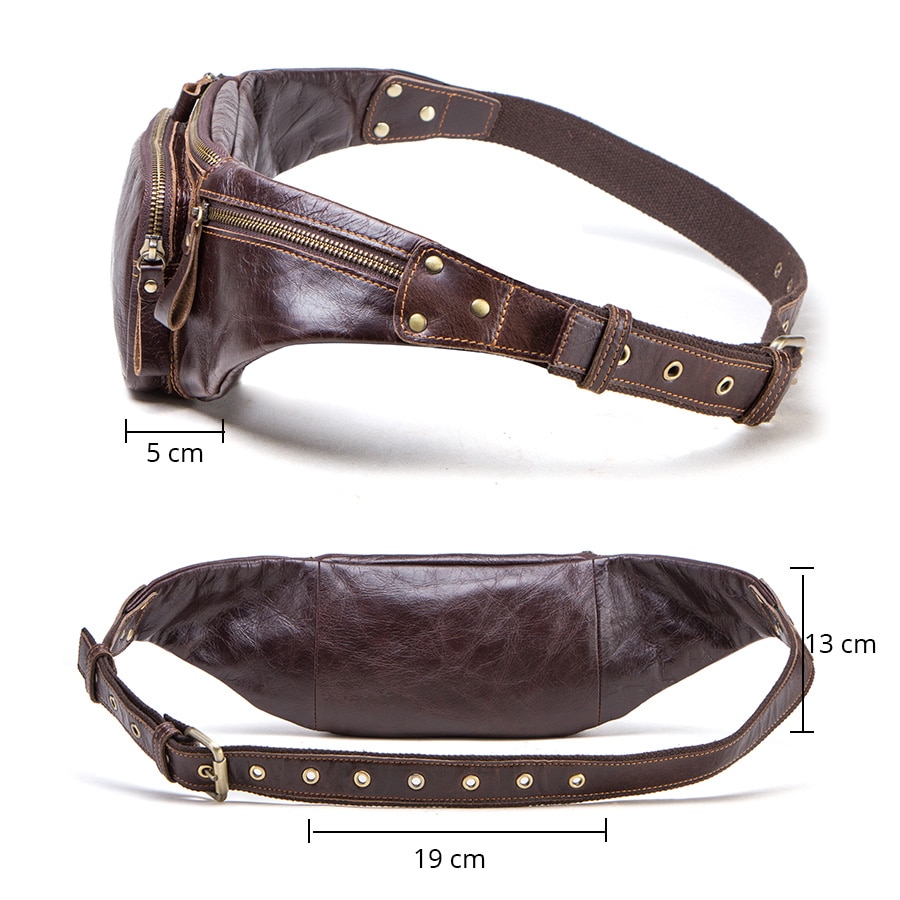 Leather Belt Bag For Men