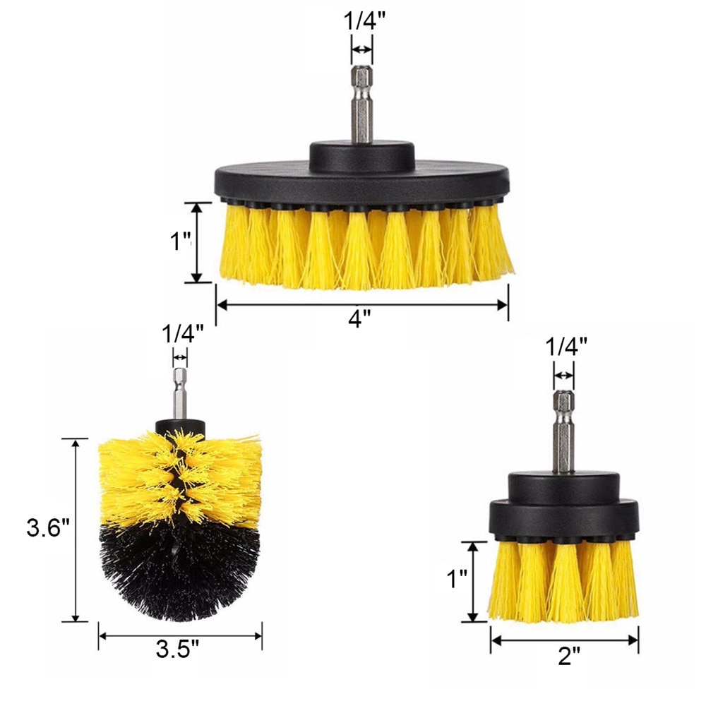 Drill Scrub Brush Cleaning Brushes