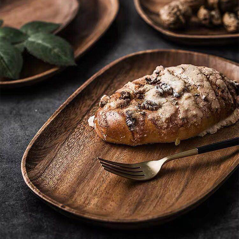 Wooden Plates Serving Tray Tablewares