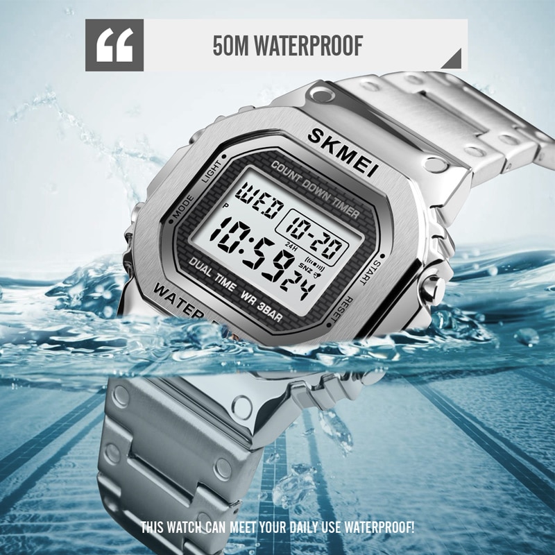 Cool Watches Men’s Waterproof Wristwatch