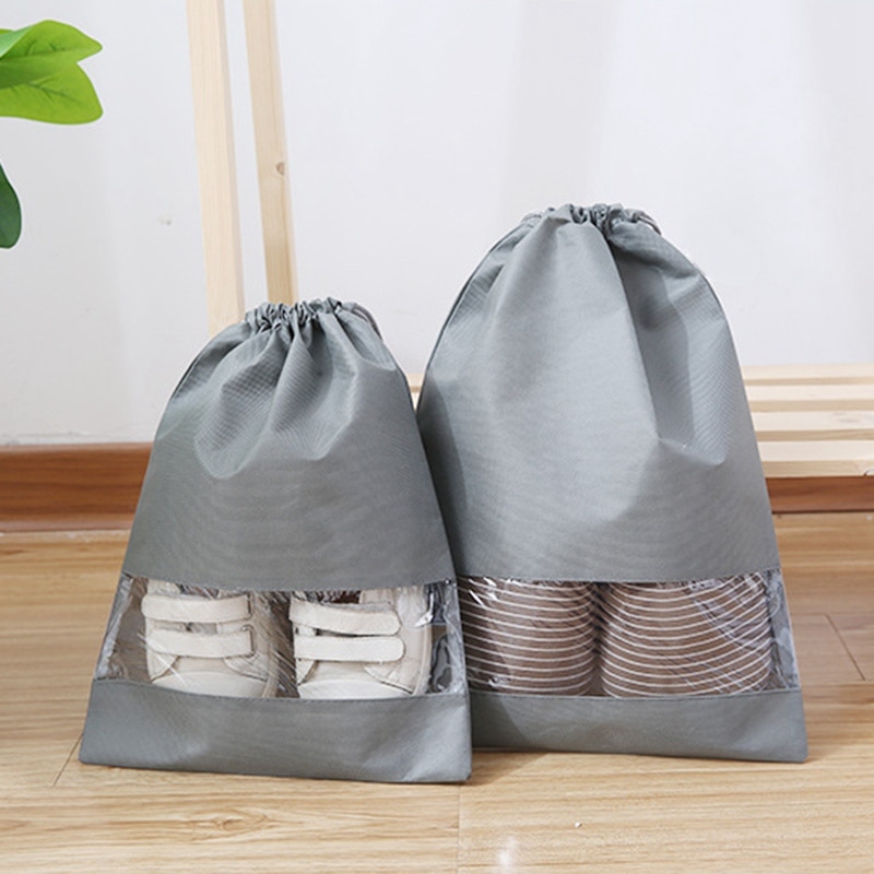 Shoe Travel Bag Drawstring Organizer