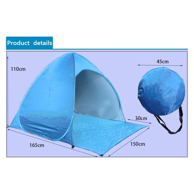 Pop Up Beach Tent Ultralight Sun Shade