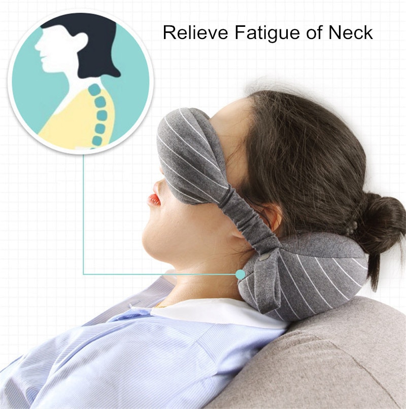 Travel Pillow for Neck and Eye Mask