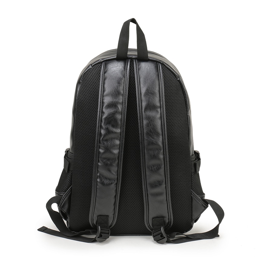 Preppy Style Mens Leather Backpack