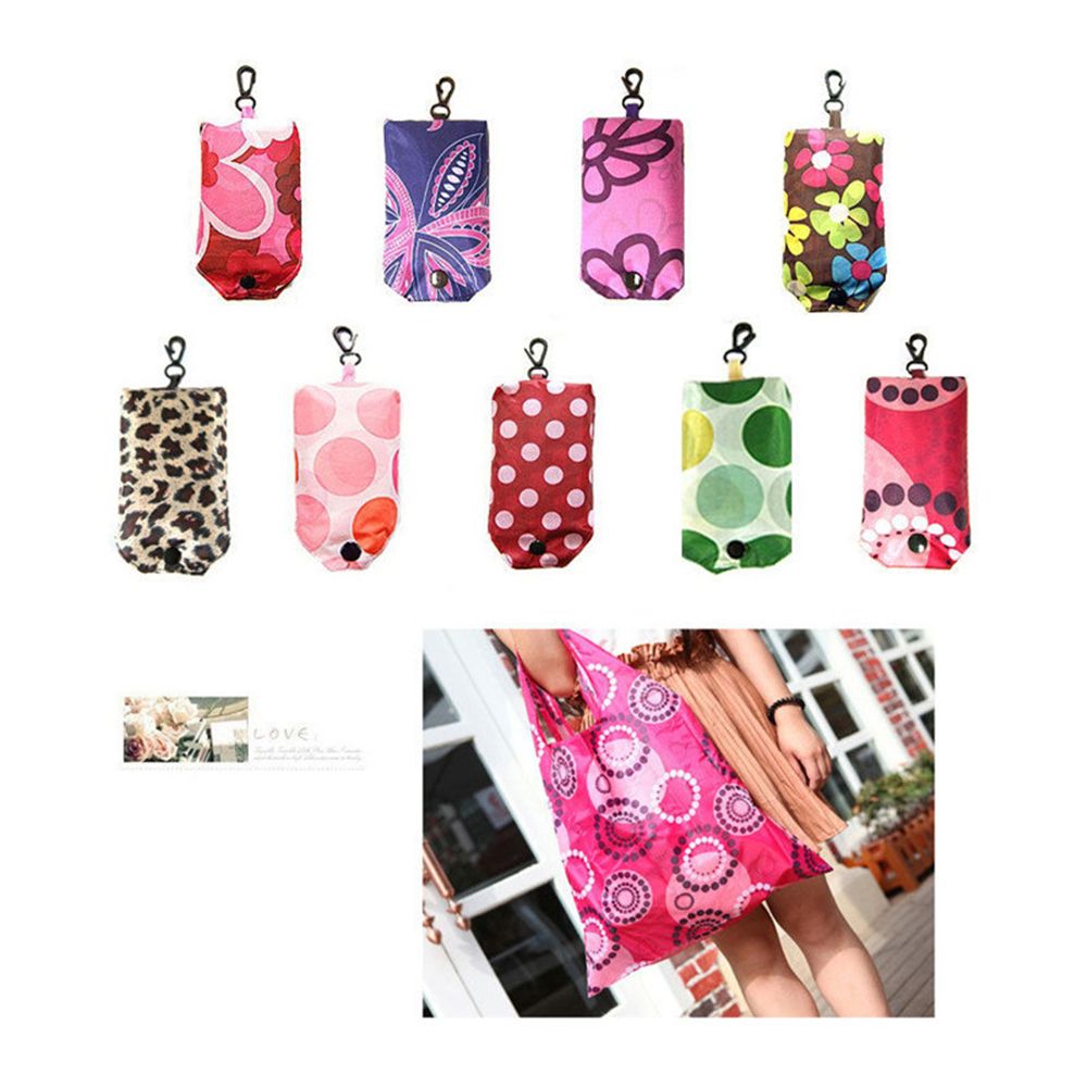 Tote Bag Foldable Carabiner Pouch