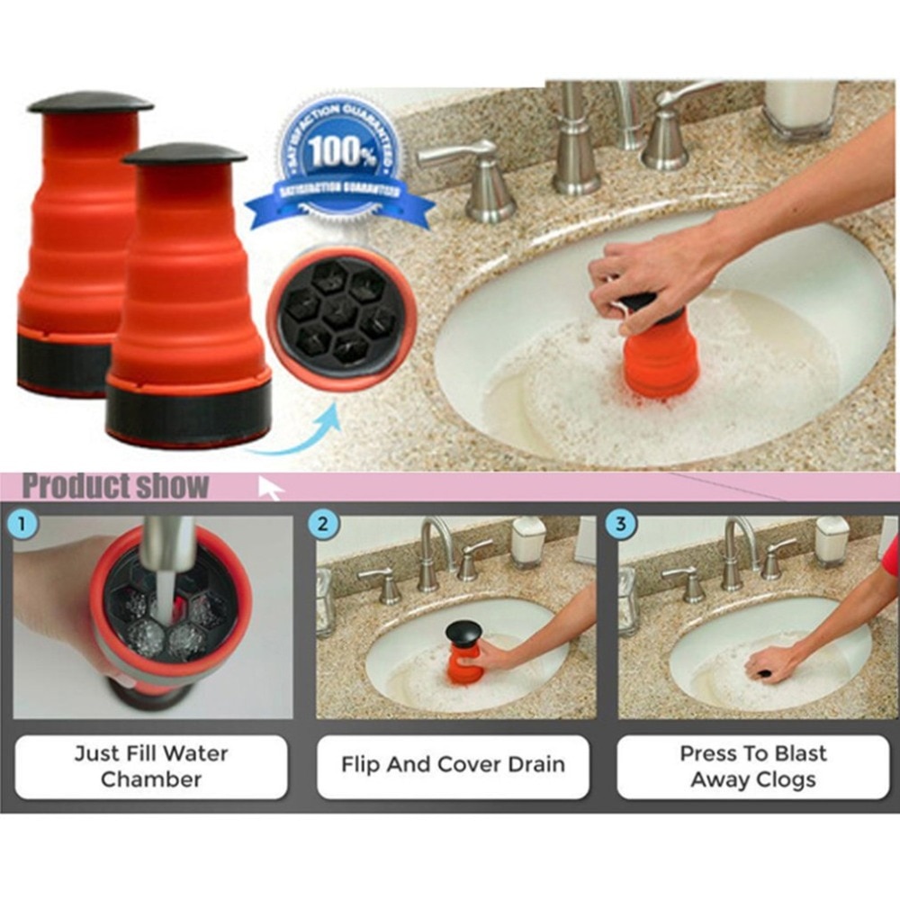 Sink Plunger Air Drain Blaster