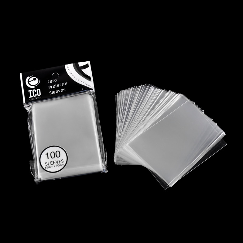 100 Pieces Transparent Card Sleeves