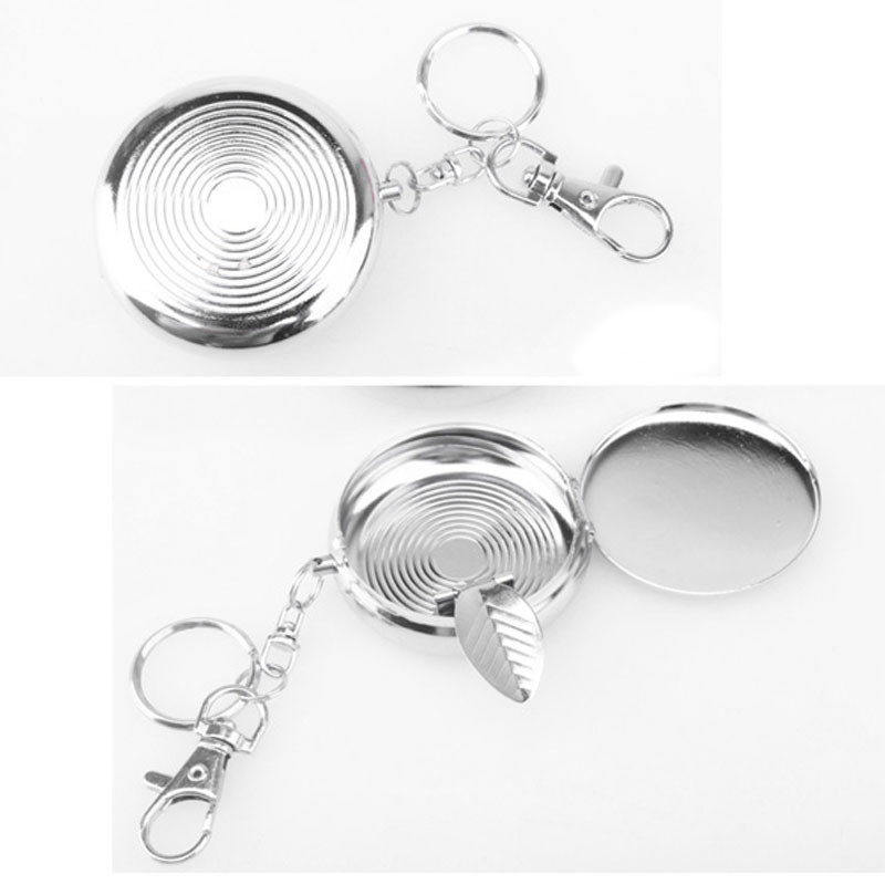 Portable Ashtray Stainless Steel Keychain