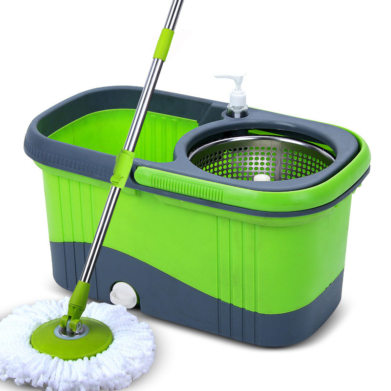 Magic Rotating 360 Hurricane Spinning Scrubber Mop And Bucket