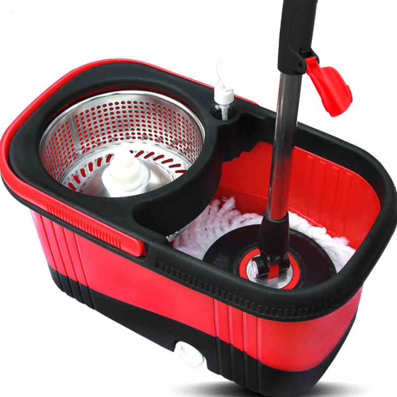 Magic Rotating 360 Hurricane Spinning Scrubber Mop And Bucket